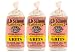 Old School Stone Ground White Corn Grits Non-GMO 32 ounces per bag (Pack of 3)