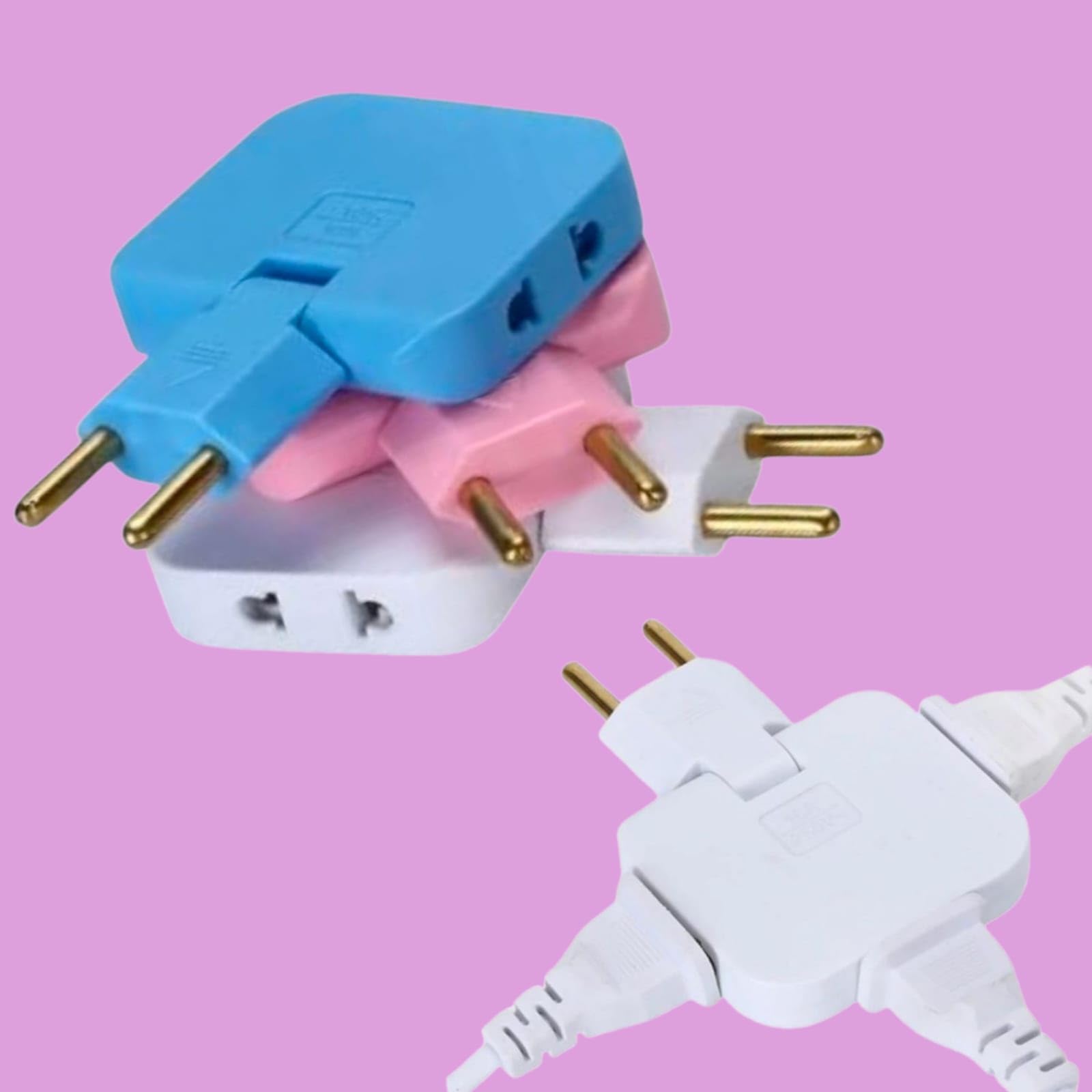 flytouch 3In1 Rotatable Outlet Extender Foldable Plug Converter with 180 Degree Rotatable-picture-49