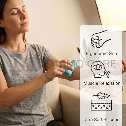 Image of Muscle Relaxation Massager, Waterproof Pain Relief Device, Massager for Men, Stress Relief Device | Hand Exercise for Anxiety & Muscle Relaxation