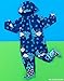 Blues Clues And You Kids Puddle Suit | Dog Puppy Paws All In One Navy Raincoat | Long Sleeve with Cuffs Play Walking Jacket