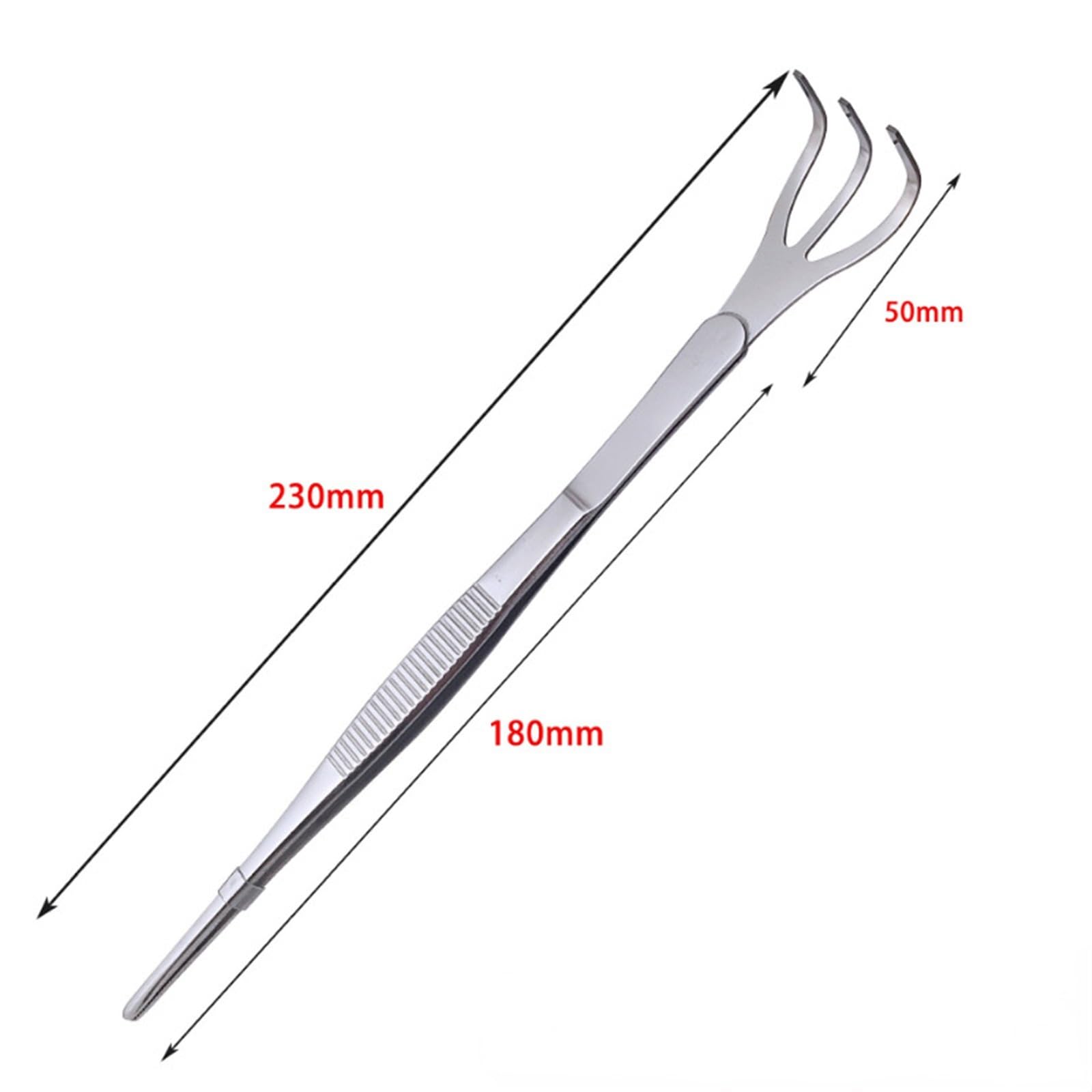 JINGYAN Pęsety Straw Harrow Potted Tool Soil Loosening Tweezers Dual-purpose Gardening Fleshy