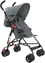 Maxi Baby Carrinho de Bebê Passeio Guarda Chuva MOVEE (Cinza)