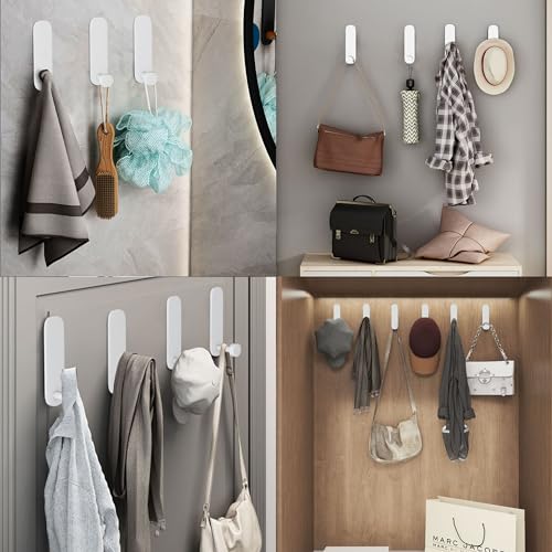 Ganci Autoadesivi Per Bambini - 5 Ganci Colorati Con Animali, Per Asciugamani E Vestiti - Foto 6