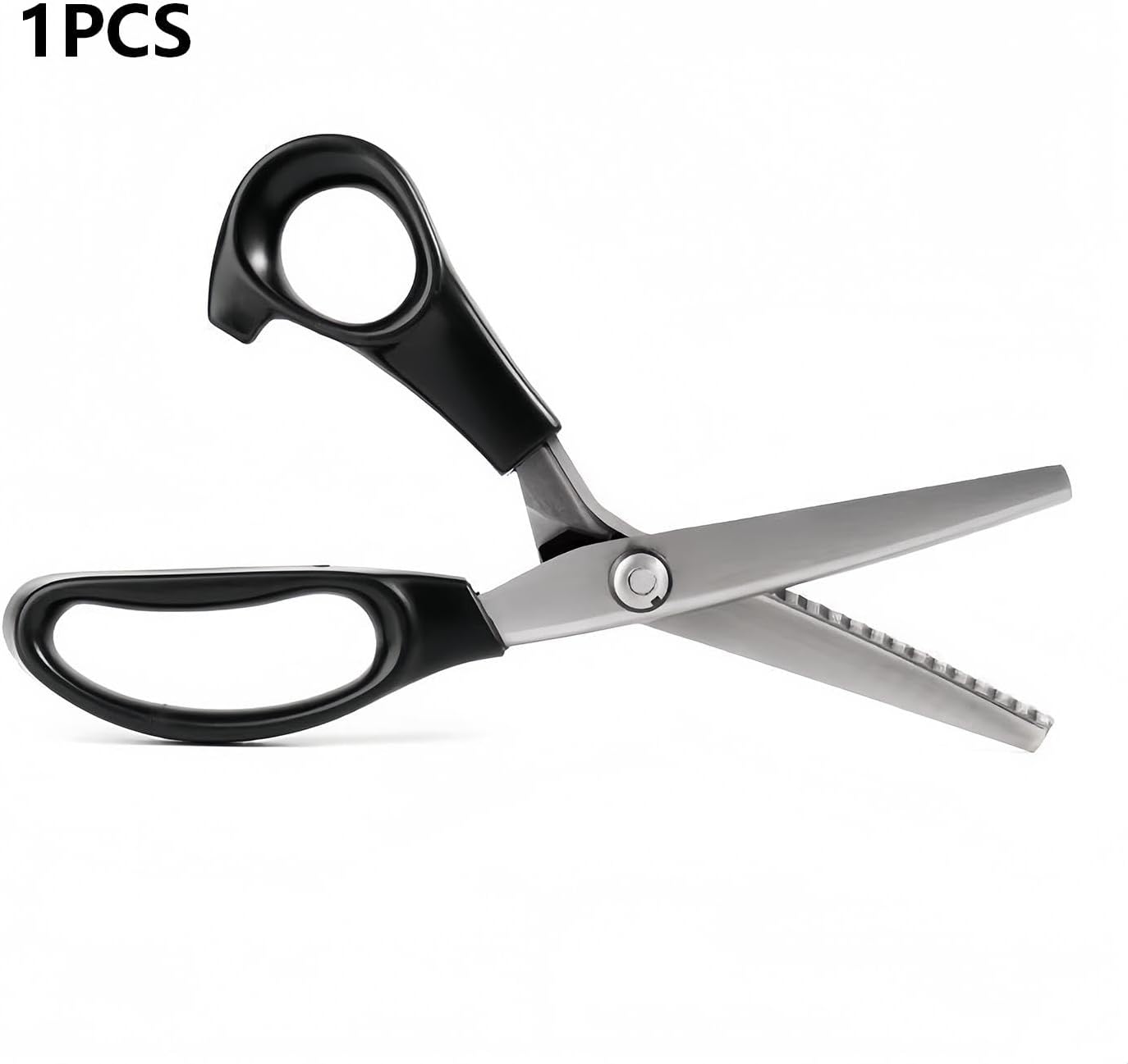 Precision-Crafted High-Carbon Stainless Steel Zig Zag Scissors with Serrated Teeth - Perfect for DIY Crafts, Lace, Dressmaking, Sewing & Tailoring - Durable & Sharp, Scissors for Crafts
