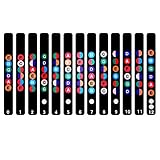 Farben: Mehrfarbig, Bunte Noten - jede gleiche Note ist auf allen Bünden in derselben Farbe markiert - erleichtert die Zurodnung der Noten auf einer anderen Saiten