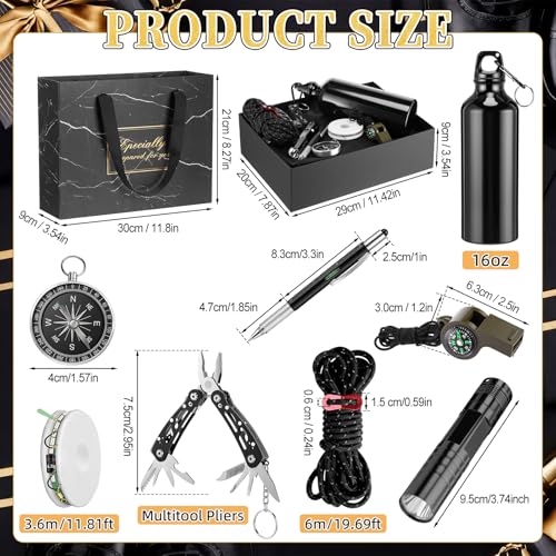 Kit de survie avec bouteille d'eau et pince multifonction - 2