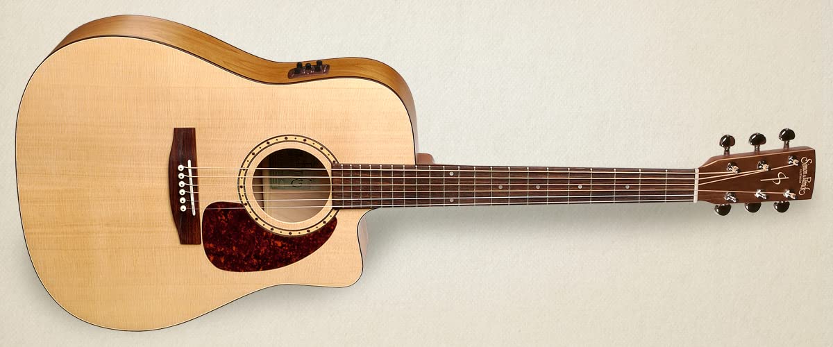 Simon and Patrick 6 String Acoustic-Electric Guitar (29044