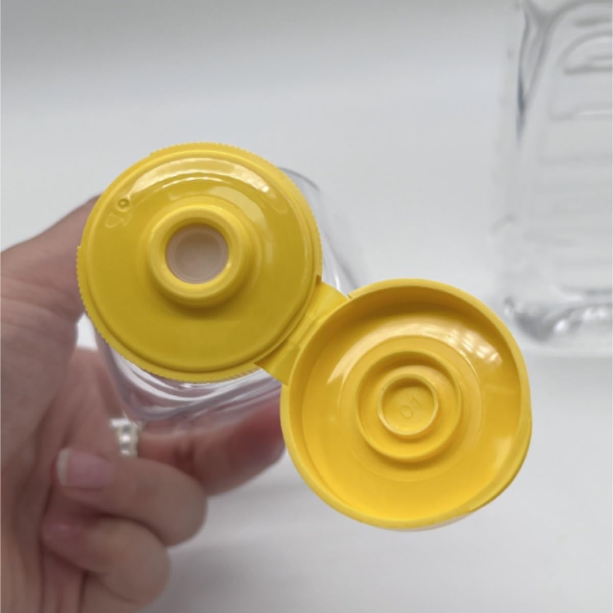 Quetschflasche Squeeze Flasche Füllen Einer Tragbaren Quetschflasche, 5-teiliges Set Aus Gewürz-Quetschflaschen Aus Kunststoff Saucenflasche