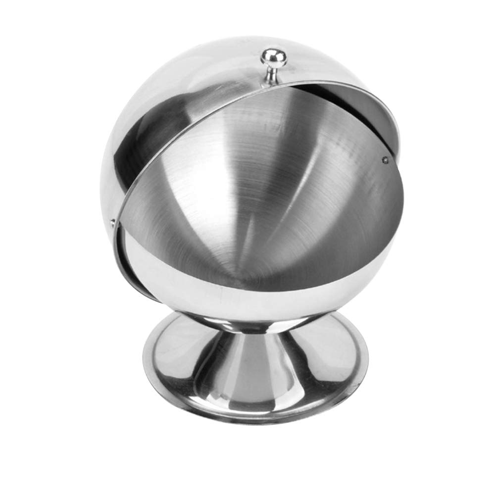 BESTonZON 1pc Stainless Steel Sugar Bowl/Spice Container with Spoon,for Kitchen Storage Organization
