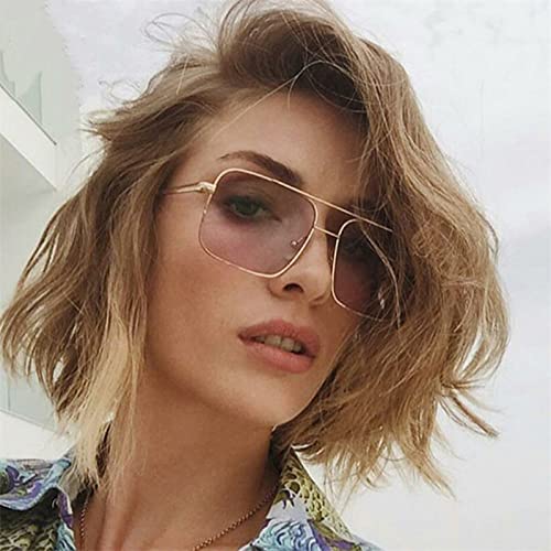 CGZWFERA-Simple Large Frame Sunglasses Women Quadrilateral Sun Glasses For Women Glasses Feminino Retro UV4003