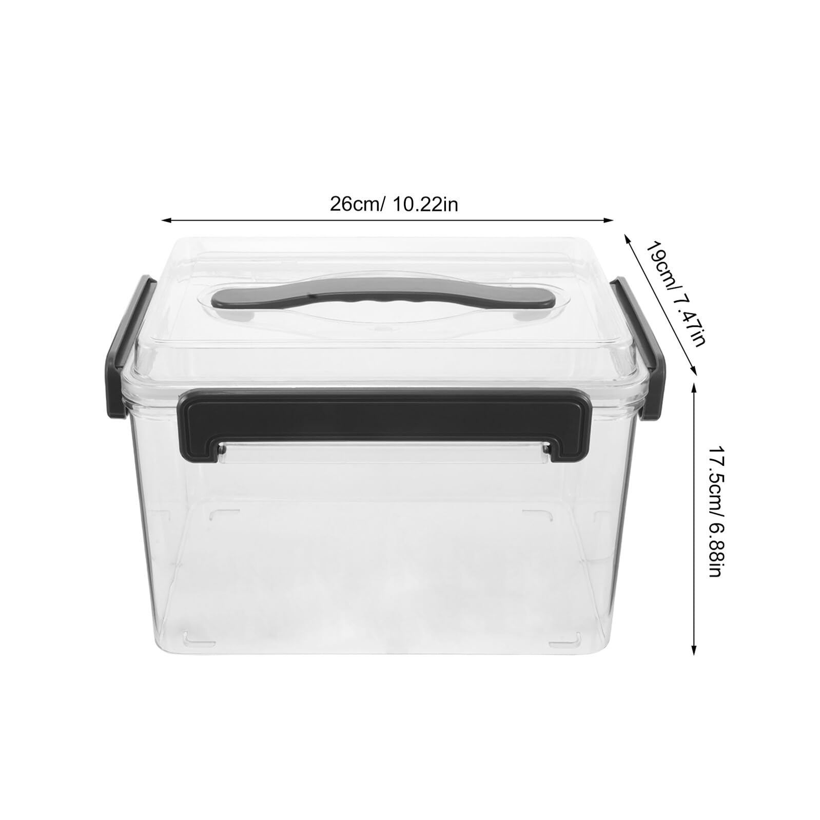 Aufbewahrungsbox für Kameraobjektive aus Acryl, Klar, Tragbar, Stoßfest | Digitalkamera Zubehör, Hohe Lichtdurchlässigkeit, Transparente Kennzeichnung, Geeignet für Reisen und Studio, Kunststoff