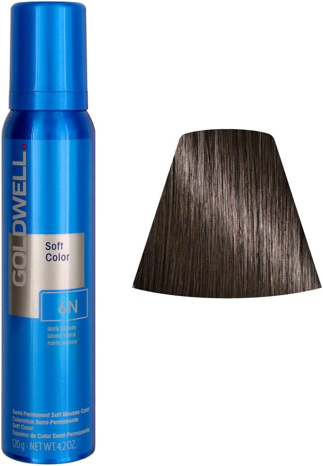 Goldwell Colorance Soft Color Foam, 6n Dark Blonde, 4.2 Fl Oz