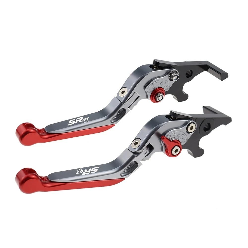 Beqlxta Color8 Brake Clutch Adjustable Lever​ For Sr Gt125 2022 Clutch Levers For Gt 125 2021-2023 Folding Extendable Brake Handles Street Grips Handle And Ends Handlebar Grip(Color8)
