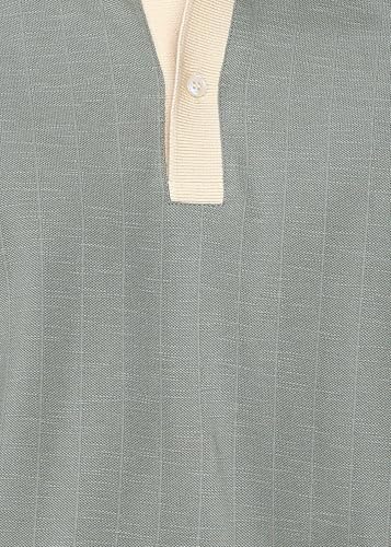 Image of Alan Jones Clothing Men's Textured Cotton Rich Polo T-Shirt | Classic Short Sleeve Polo for Casual Wear