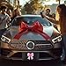 Cute Pink Car Accessories for Teens & Women: Custom Front License Plate, Pink & Black, Girly Bow Decor, Coquette Room & Wall Decor Coquette Aesthetic Coquette Car Accessories Preppy Girly Car Decor