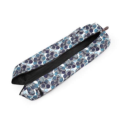 Fremous Yoga Mat Bag,Full-Zip Exercise Yoga Mat Carrier Bag - Double Storage Pocket,Easy Access Zipper, Adjustable Shoulder Strap And Handle,Fits Most Mats(Lotus Pond) #TOP4