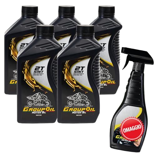 Lubrificanti GROUPOIL 2T sintetico 5x1L olio moto 2 tempi