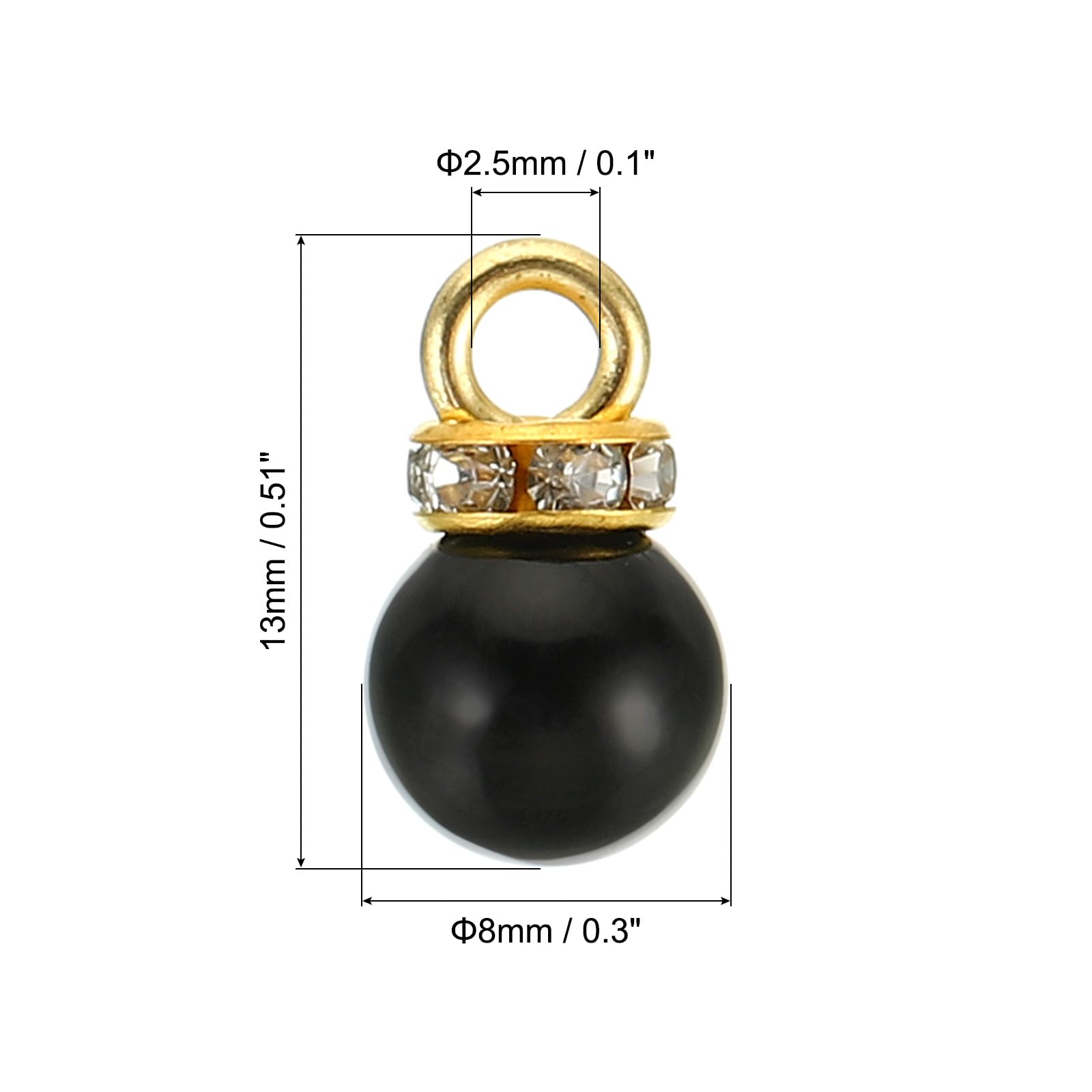 PATIKIL (10mm Pearl Charm - Image 2