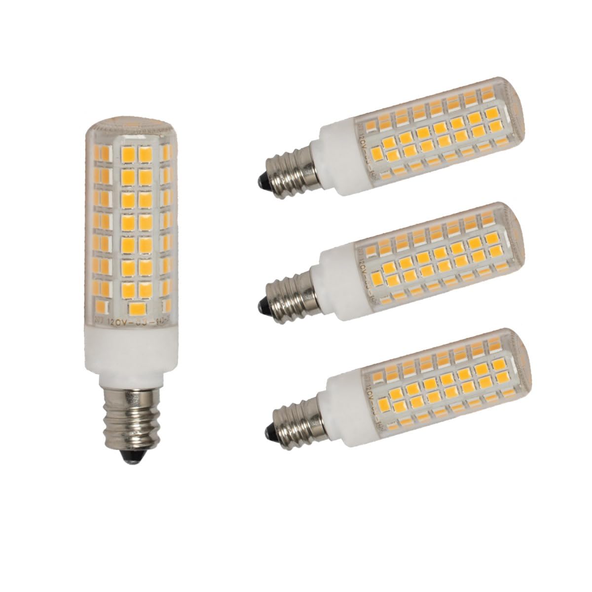 SeeULED Light Bulb E12 High Lumen Led Corn Bulb Chanderlier Bulb Cylinder Pendant Light Bulb Replacement Warm White 7W