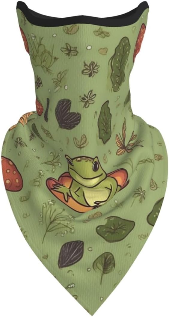 Flowers and wooden Fishing Neck Gaiter UV Face Mask Sun Protection Face Cover Gator for Men Women
