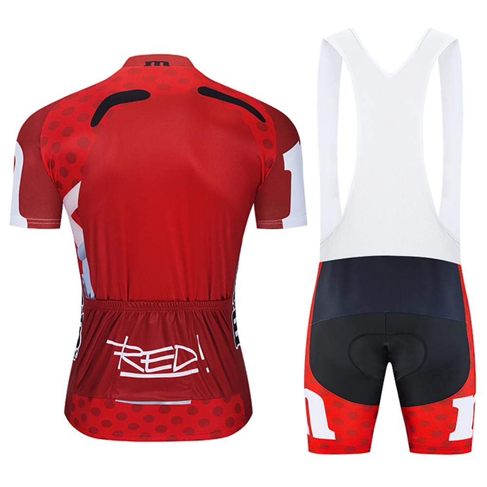 Maillot Ciclismo Kits Hombre Ropa Ciclismo Traje Ciclismo Maillot Ciclismo Hombre Manga Corta MTB Jersey 9D Gel Pantalones Hombre Verano Ciclismo Ropa Transpirable Secado Rápido