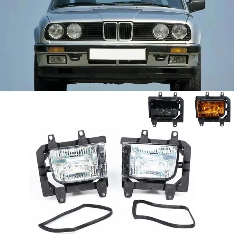 Phares Antibrouillard Pare-chocs BMW E30 de Haute Finition Optique