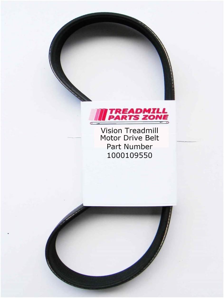 Replacement Vision Treadmill Model TM49C T9200 Motor Drive Belt Part Number 1000109550