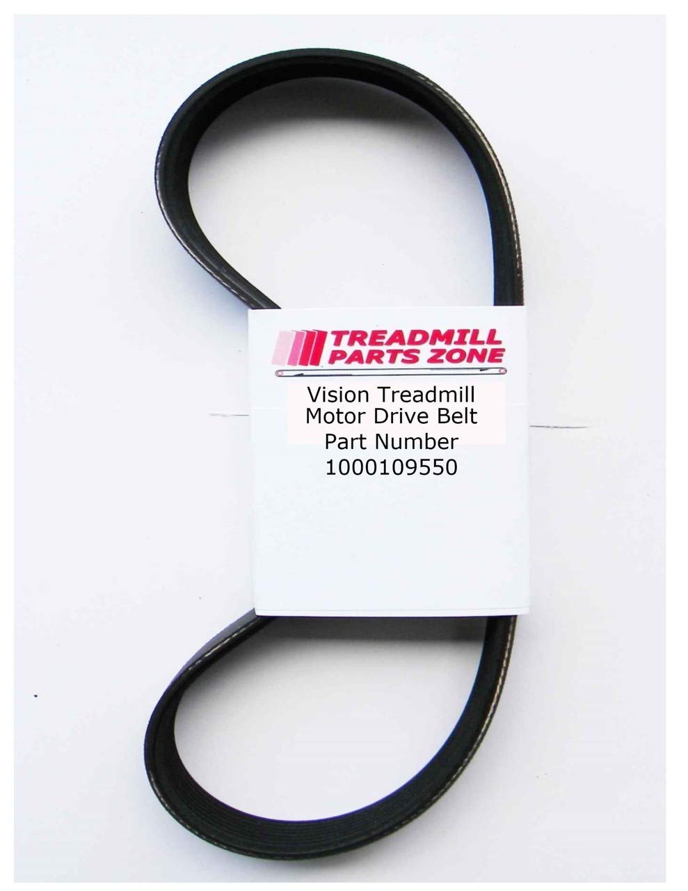 Replacement Vision Treadmill ModelTM244 T9250 Motor Drive Belt Part Number 1000109550