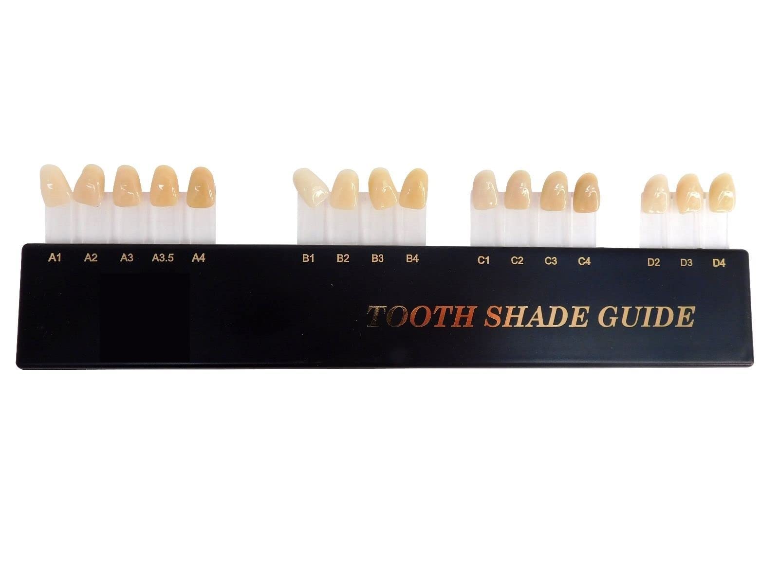 Teeth Shade Guide Classical 16 Colors A1-D4 for Dental Shade Guide Teeth for Dental Care Teeth Whitening Bleaching