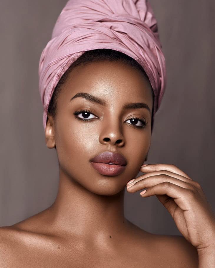 Amazon.com: Youme 4 Packs Stretch Jersey Turban Head Wraps  display picture 3