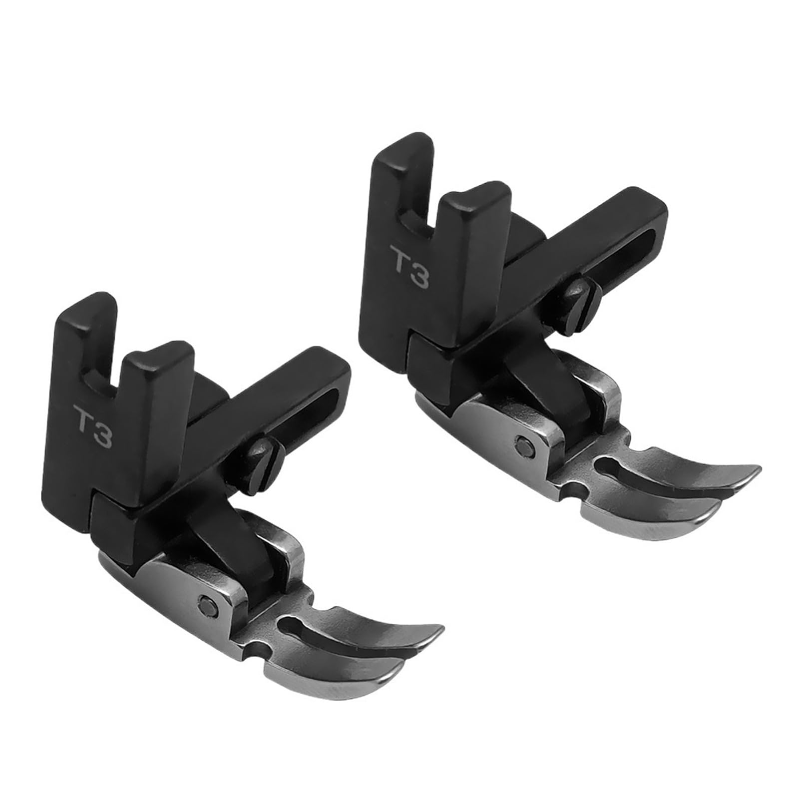 1/2PCS T3 Adjustable Cording/Regular/Zipper Presser Foot Universal Feet for 1-Needle Lockstitch Industrial Sewing Machine Accessories(6)