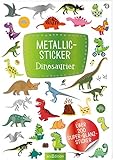  Metallic-Sticker Dinosaurier: Über 200 Super-Glanz-Sticker (Metallic- und Glitzerspaß)