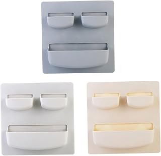 2Pcs Wall Mounted Storage Rack PP Multifunction Shelf Organizer | Kitchen and Dorm Use, Keeps Items Tidy and Organized, Stylish Minimalist Design, Mounted in Minutes