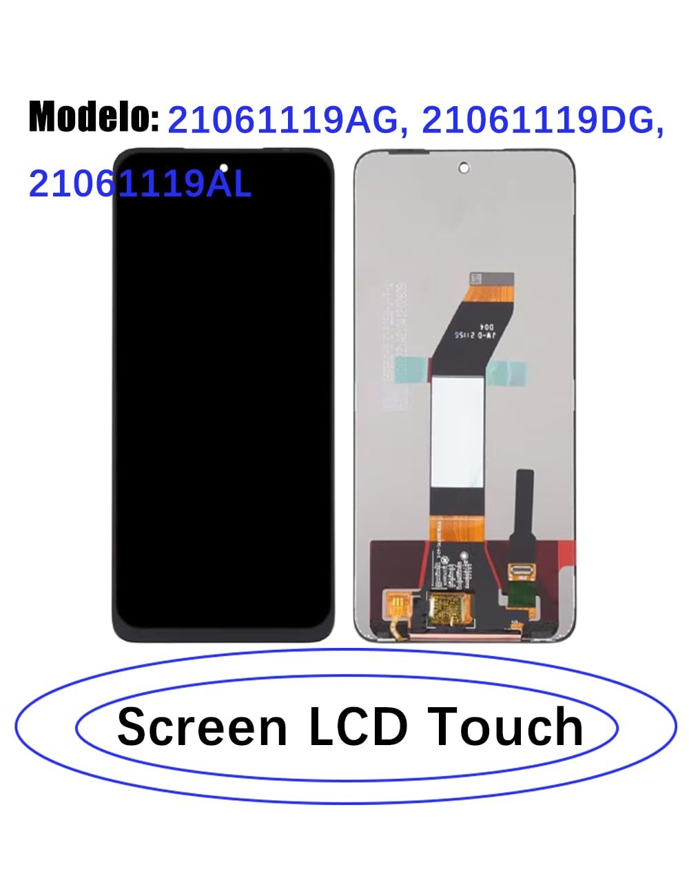 Display originale di ricambio per Xiaomi Redmi 10/10 2022 schermo LCD, 21061119AG 21061119DG 21061119AL schermo LCD Display Touch Digitizer Assembly Kit parti di riparazione