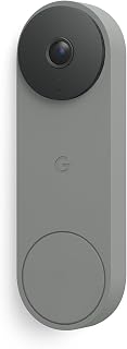 Google Nest Doorbell Wired 3rd Gen (2025 Hazel) - 2K HDR Video, Gemini AI Alerts, Night Vision, 2-Way Audio for Google Home