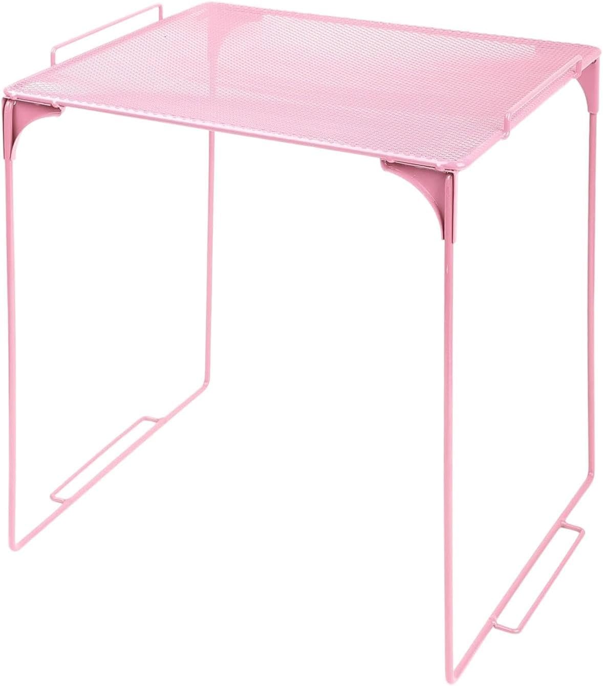 Locker Organizer Shelf Stackable Under Sink Organization for Garage Dorm Gym Pink|Kitchen, Dining & Bar|Kitchen Storage & Organization|Racks & Holders