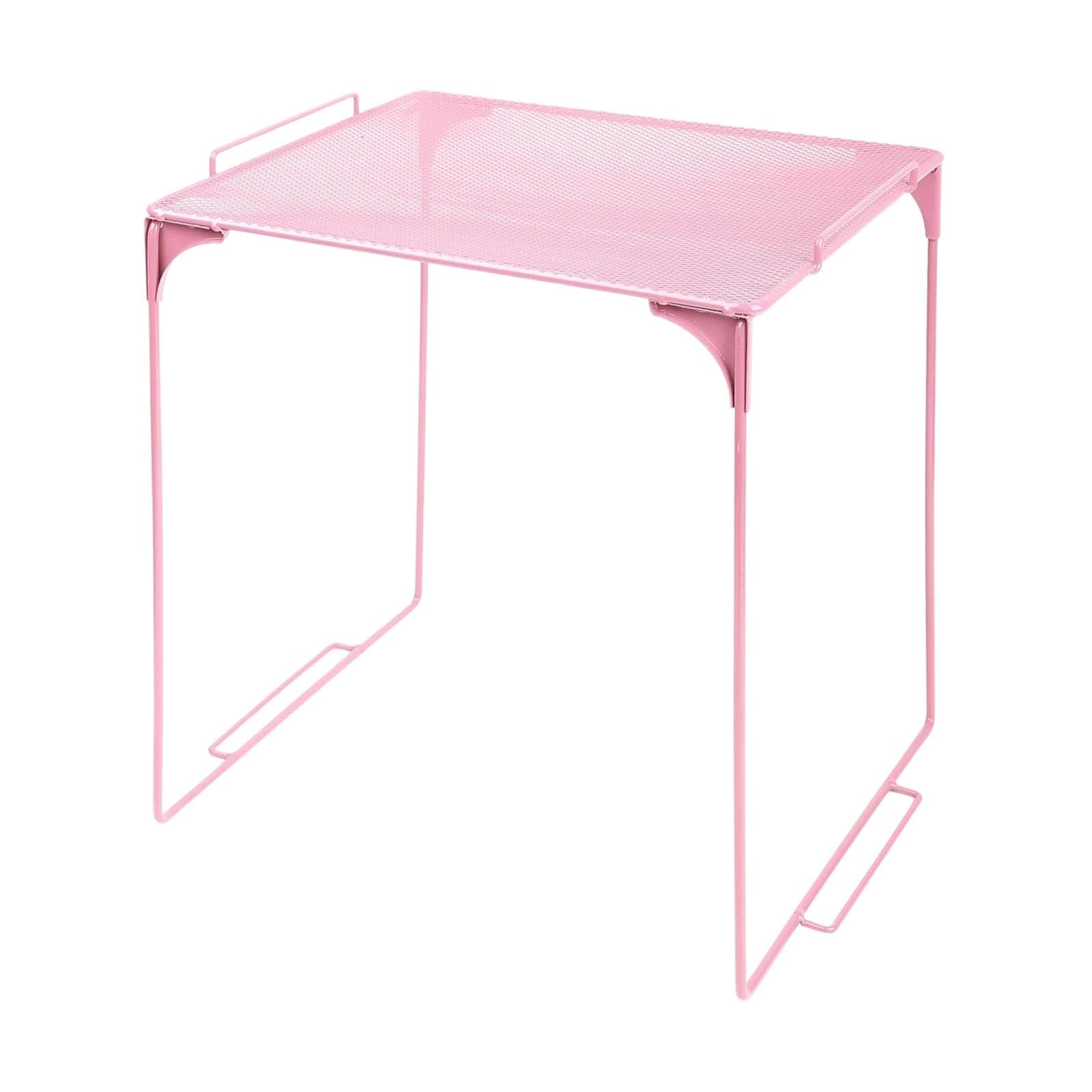 Locker Organizer Shelf Stackable Under Sink Organization for Garage Dorm Gym Pink|Kitchen, Dining & Bar|Kitchen Storage & Organization|Racks & Holders