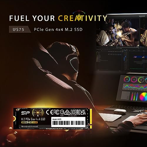 Silicon Power 4TB US75 NVMe 4.0 Gen4 PCIe M.2 SSD R/W up to 7.000/6.500 MB/s - imagen 6