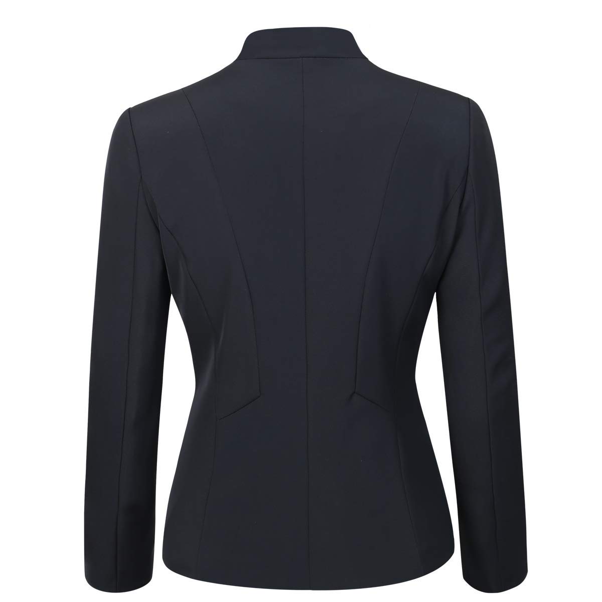 Yynuda - Completo tailleur da donna, 2 pezzi, Slim Fit, Giacca a bottone unico, con gonna o pantalone, da ufficio