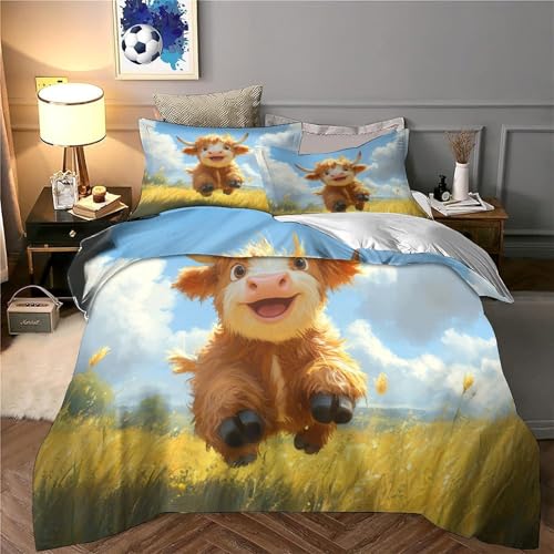 Housse de couette microfibre résistante avec fermeture éclair pour lit King anti-plis - 6