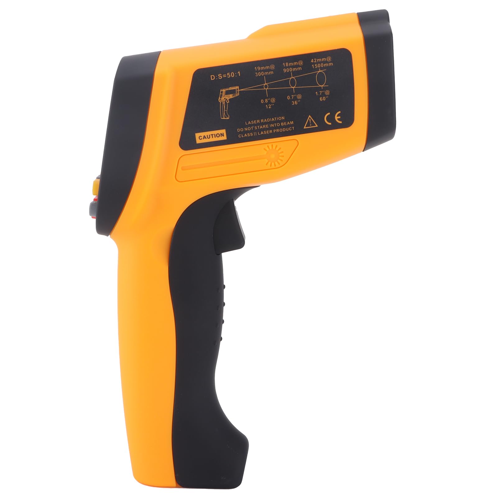 Alvinlite Infrarot-Thermometer (Nicht Für Menschen), Berührungslose Digitale Laser-Temperaturpistole, ‑30~1150 ℃ (-22~2102 ℉), IR-Laser-Thermometer, Tragbares Temperaturmessgerät