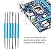7 Piece Solder Assist Tool Tin Lead Electronic Circuit Board Auxiliary Welding Solder Sucker Suction Tin Pen PCB Desoldering Cleaning Kit