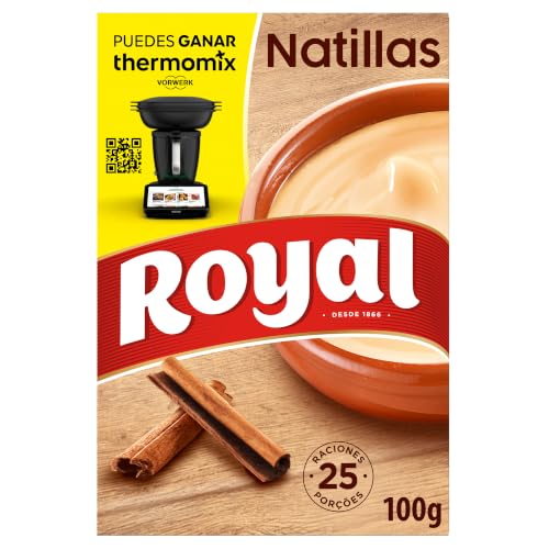 Royal Natillas, Preparado en Polvo 25 Raciones, Pack 5 x 20g - 100 g