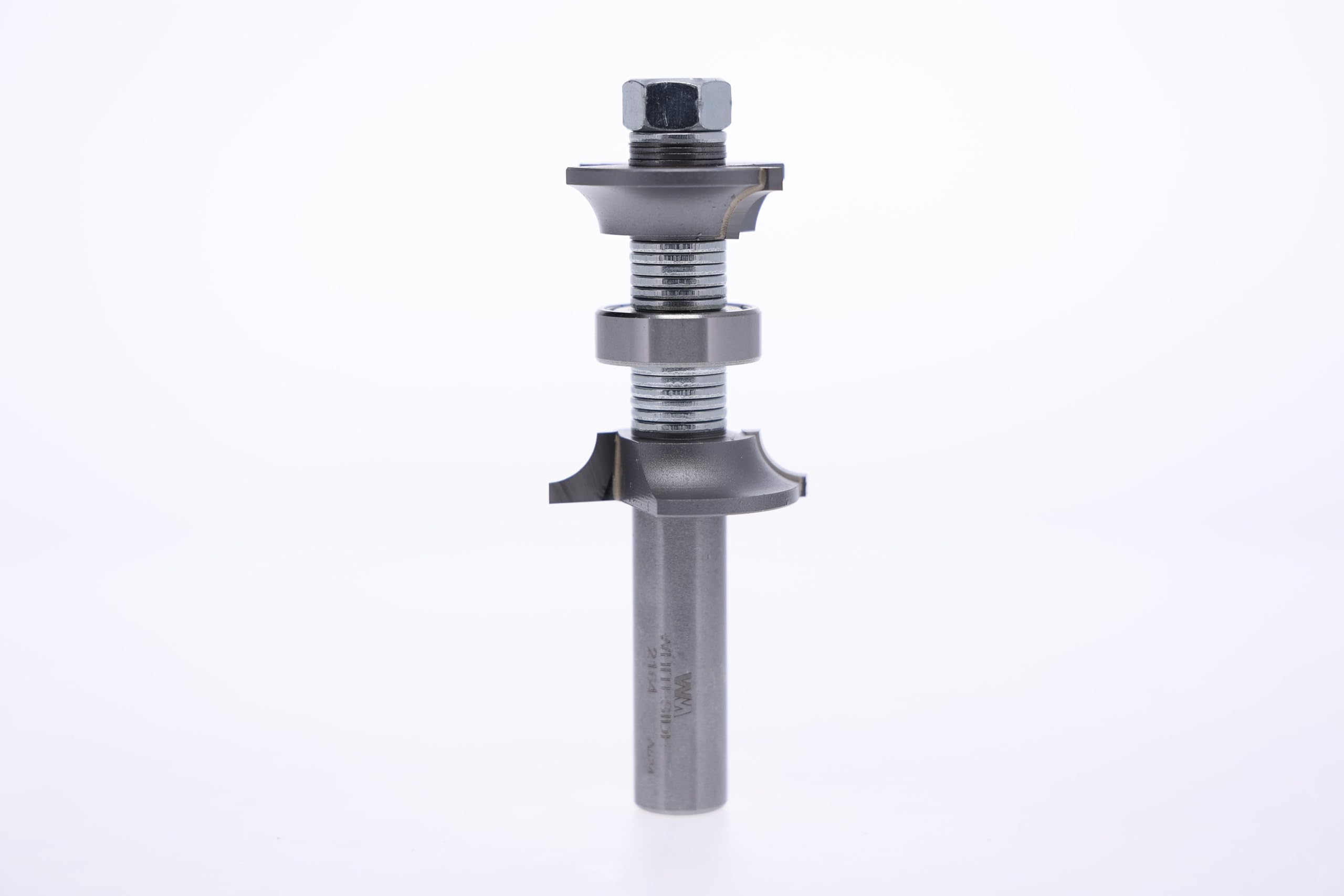 Fresa Router Yonico 13172q, Radio 1/4", Perfil Redondo Con Cuentas - Vástago 1/4", Carburo Tungsteno, Revestimiento Teflón
