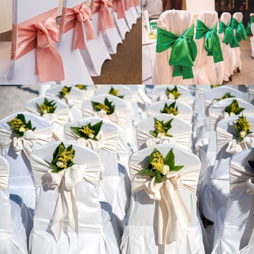 Wide Red Ribbon 100mm Satin Ribbons for Gift Wrapping,22m 3.9Inch Cake Ribbon Silk Thick Ribbons Red for Crafting,Union Jack British,Christmas,Wedding Car,Bouquets,Party,Cake Decoration - Image 3