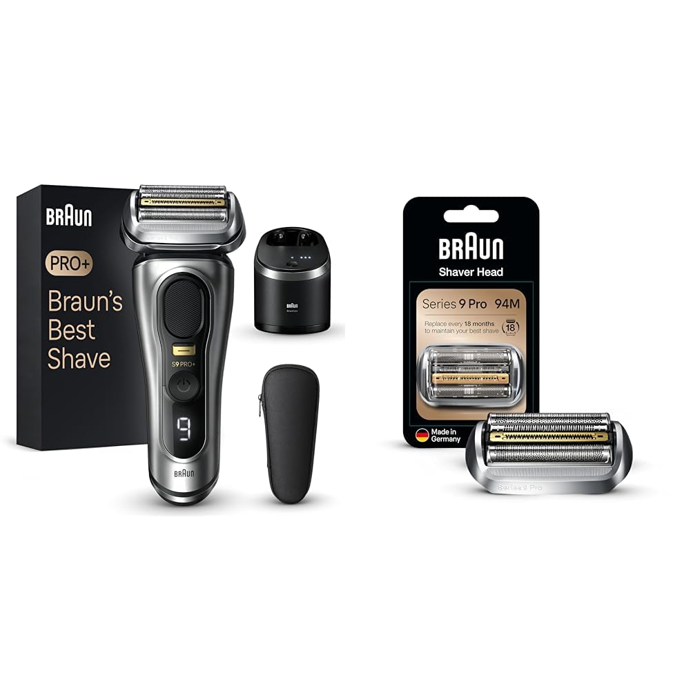 Braun Series 9 PRO+ Electric Shaver & Electric Shaver Head