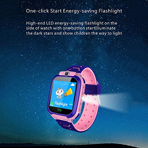 Ajcoflt 1.44 '' Kids Smart Watch LBS Tracker SOS Call 2-Way Call Chat de voz Configuração da zona