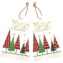 Red Green Triangular Christmas Tree