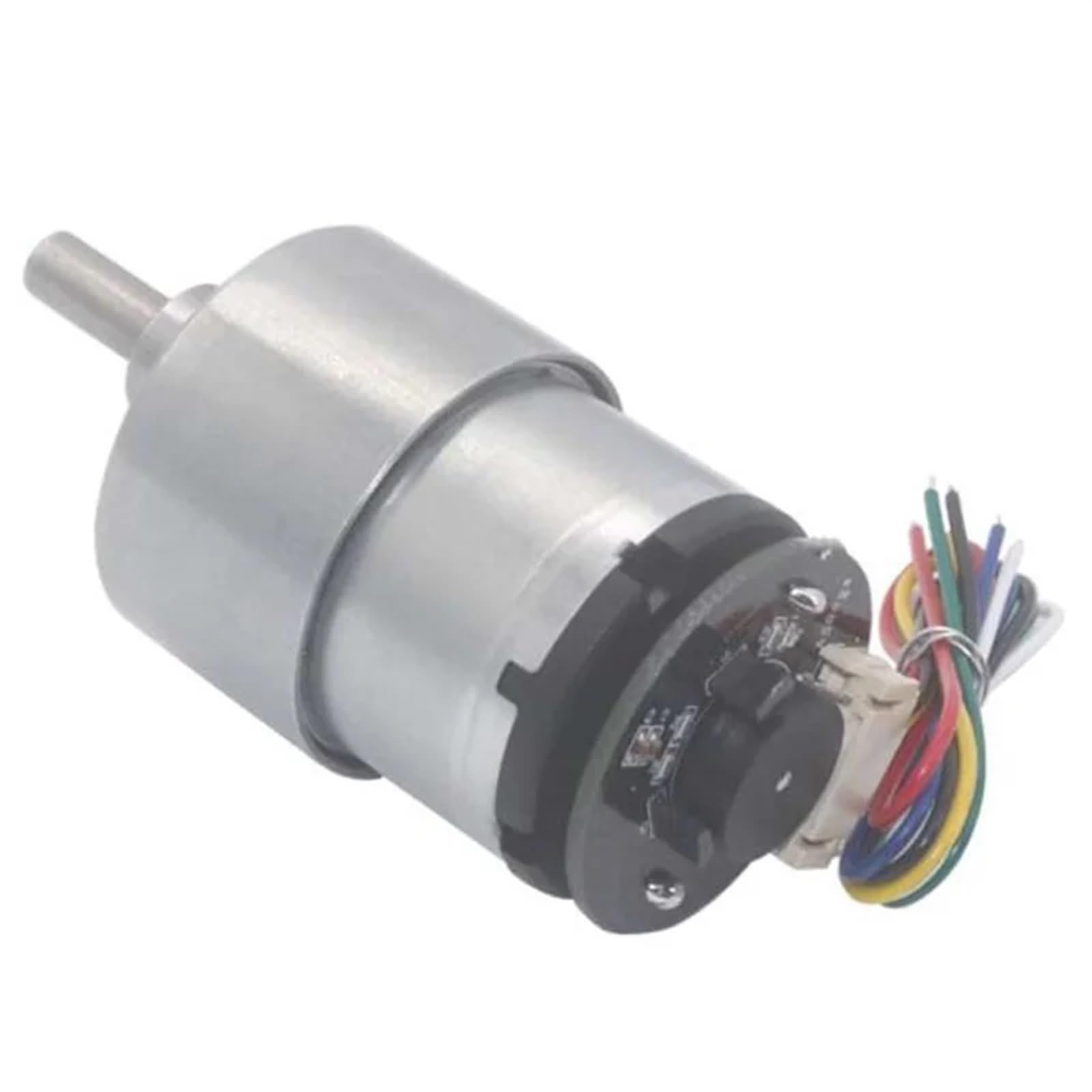 520 Getriebemotor-Encoder DC 6 V 12 V Hohes Drehmoment Ganzmetall-Getriebe-Untersetzungsmotor 20-1000 U/min Elektrisches Untersetzungsgetriebe(with Bracket,6V 100 RPM)
