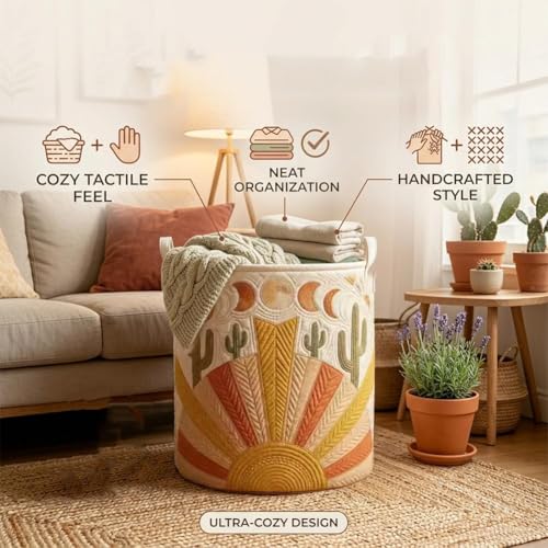 Panier de rangement pliable en coton matelassé haute qualité